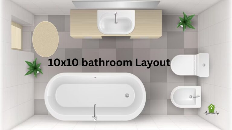 10x10 bathroom Layout