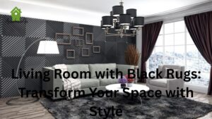 Living Room with Black Rugs: Transform Your Space with Style